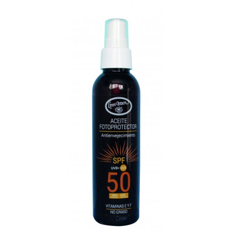 Aceite Fotoprotector FPS 50 Antienvejecimiento