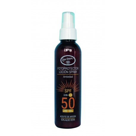 Loción Fotoprotectora solar FPS 50 Spray anti edad